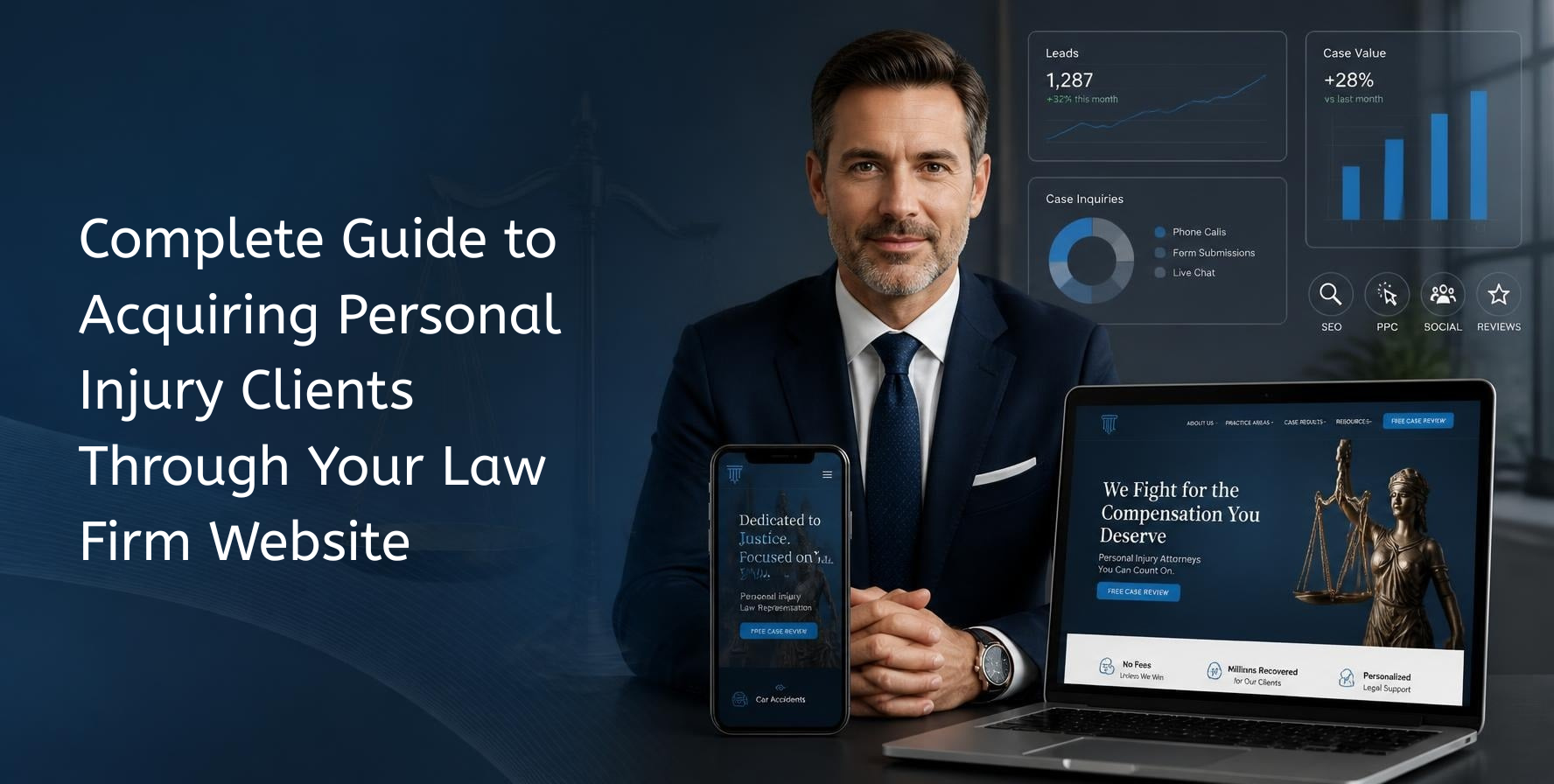 Complete Guide to Acquiring Personal Injury Clients Through Your Law Firm Website